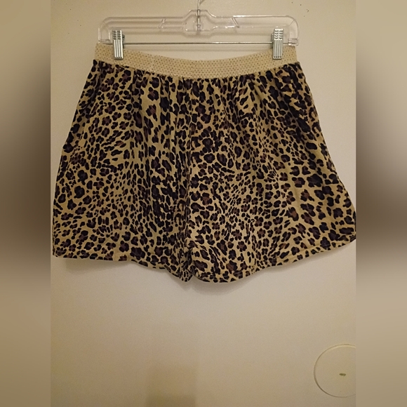 Intimately Free People Leopard Print Pajama Set Women's Sz L - Picture 7 of 7